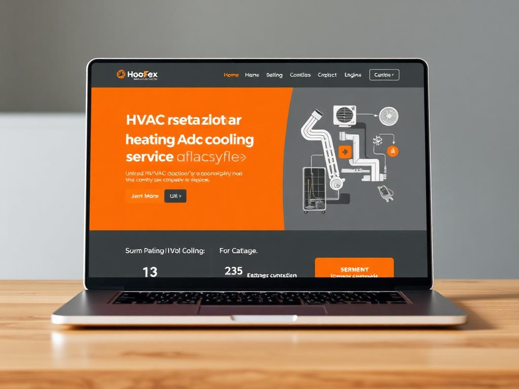 Comfort Pro HVAC website design